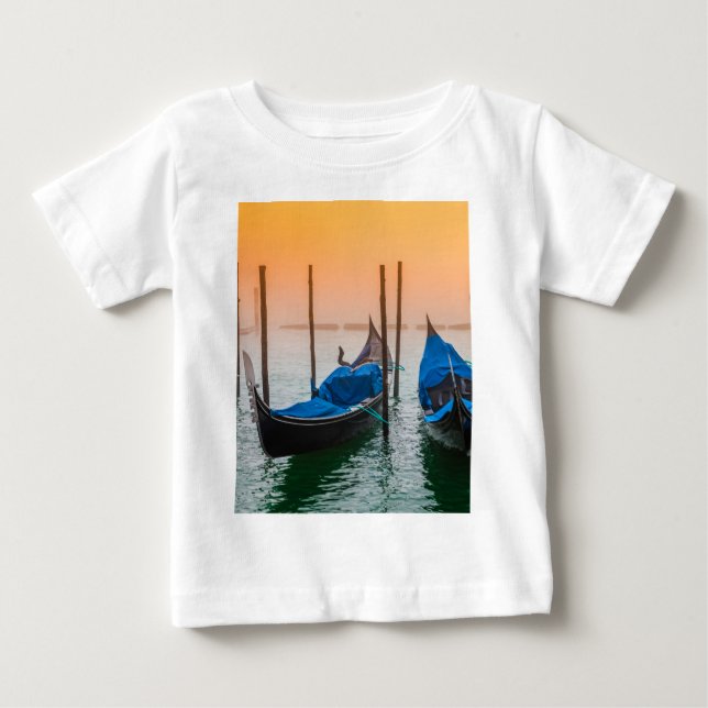 Sonnenuntergang in Venedig Baby T-shirt (Vorderseite)