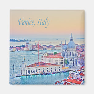 Sonnenuntergang in Venedig, Italien Magnet