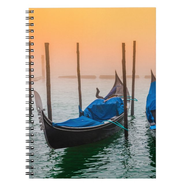 Sonnenuntergang in Venedig Notizblock (Vorderseite)