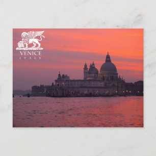 Sonnenuntergang in Venedig Postkarte