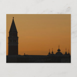 Sonnenuntergang in Venedig Postkarte