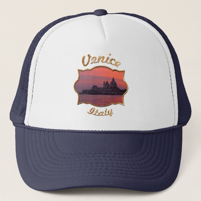 Sonnenuntergang in Venedig Truckerkappe (Vorderseite)