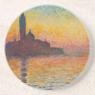 Sonnenuntergang in Venedig-Untersetzer Sandstein Untersetzer