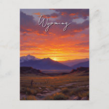 Sonnenuntergang in Wyoming Travel