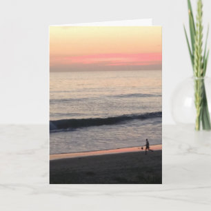 Sonnenuntergang-inspirierend Karte