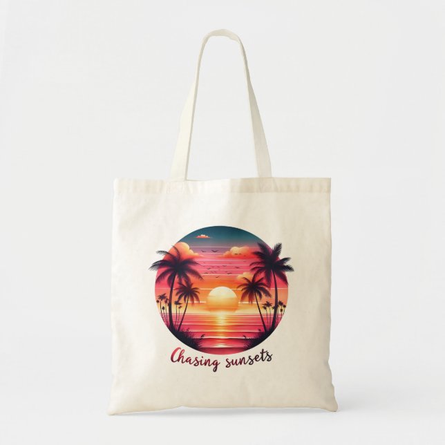 Sonnenuntergang "Jagen Sunset Tote Bag" Tragetasche (Vorne)