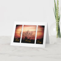 Sonnenuntergang-Jahrestags-Karte
