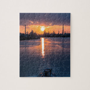Sonnenuntergang Japan Himmel Puzzle