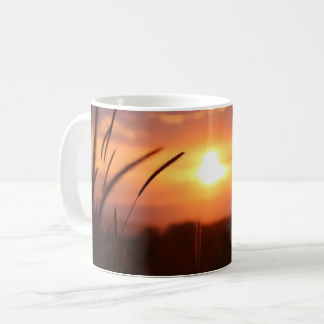 Sonnenuntergang Kaffeetasse (Vorderseite Links)