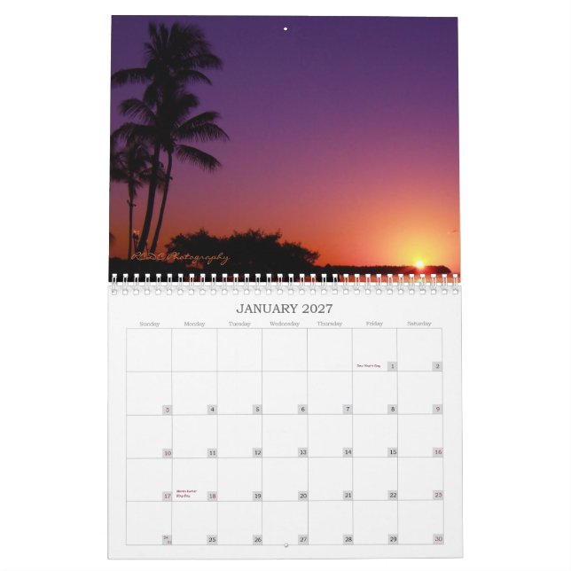 Sonnenuntergang-Kalender 2011 Kalender (Jan 2027)