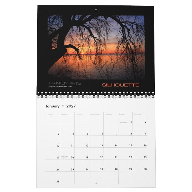 Sonnenuntergang-Kalender 2012 Kalender (Jan 2027)