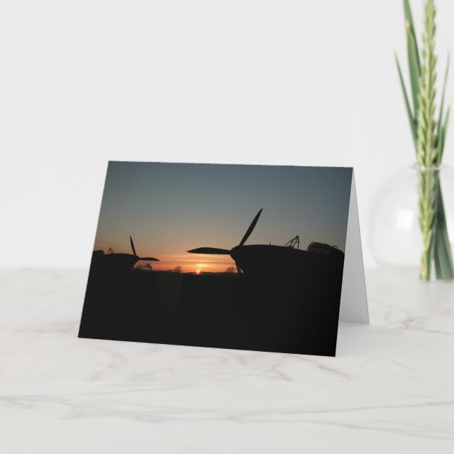 Sonnenuntergang Karte (Vorderseite)