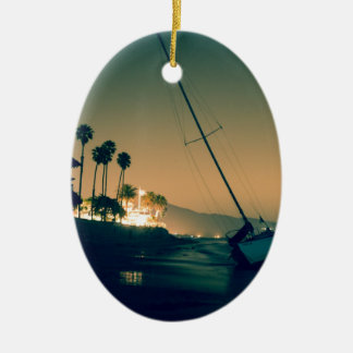 Sonnenuntergang Keramik Ornament
