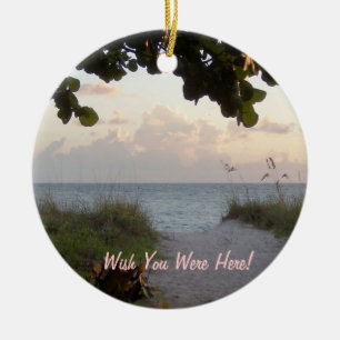 Sonnenuntergang Keramikornament