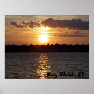 Sonnenuntergang Key West, FL Poster