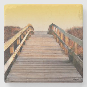 Sonnenuntergang Kiawah Island, South Carolina Steinuntersetzer