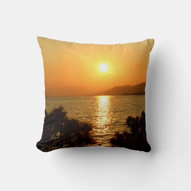 Sonnenuntergang Kissen (Vorderseite)