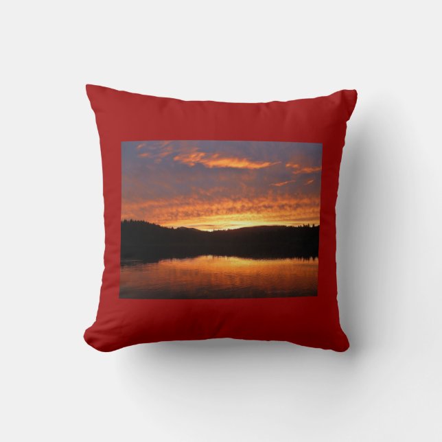 Sonnenuntergang Kissen (Vorderseite)