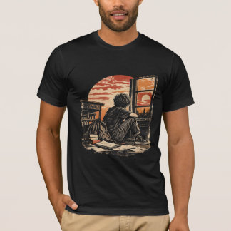 Sonnenuntergang Klassenzimmer Grunge Schüler-Shirt T-Shirt