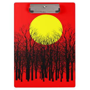 Sonnenuntergang Klemmbrett