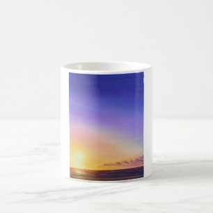 Sonnenuntergang-Kunst-Tasse Tasse