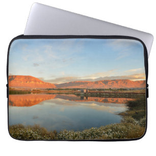 Sonnenuntergang Lagunas Nimez, EL Calafate Laptopschutzhülle