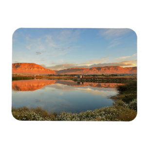 Sonnenuntergang Lagunas Nimez, EL Calafate Magnet