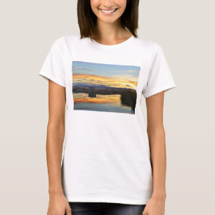 Sonnenuntergang Lagunas Nimez, EL Calafate, T-Shirt