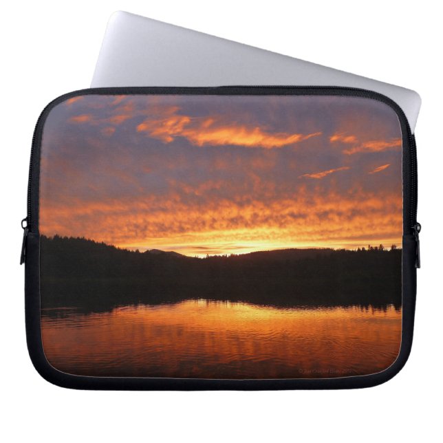 Sonnenuntergang Laptopschutzhülle (Vorderseite)