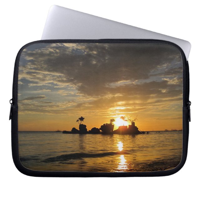 Sonnenuntergang Laptopschutzhülle (Vorderseite)