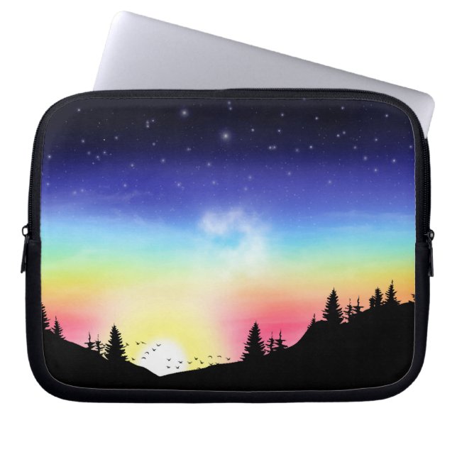 Sonnenuntergang Laptopschutzhülle (Vorderseite)