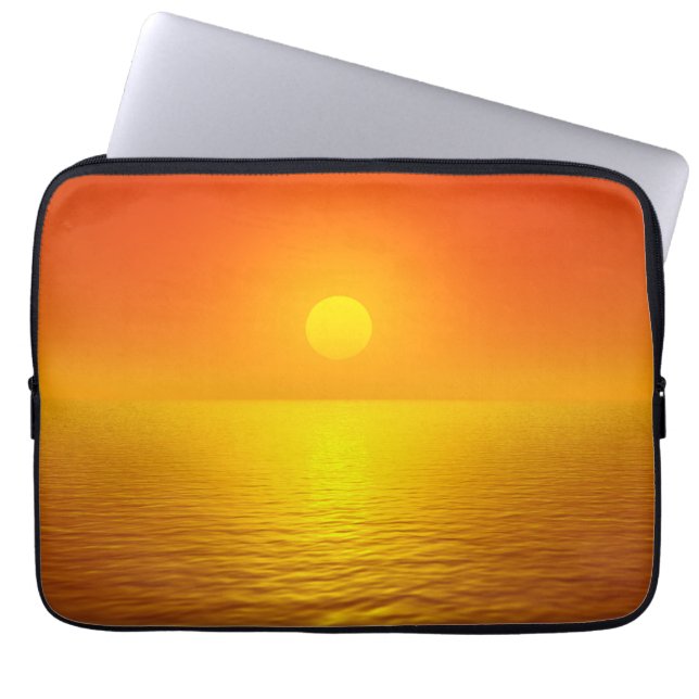 Sonnenuntergang Laptopschutzhülle (Vorderseite)