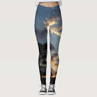 Sonnenuntergang-Leggings Leggings
