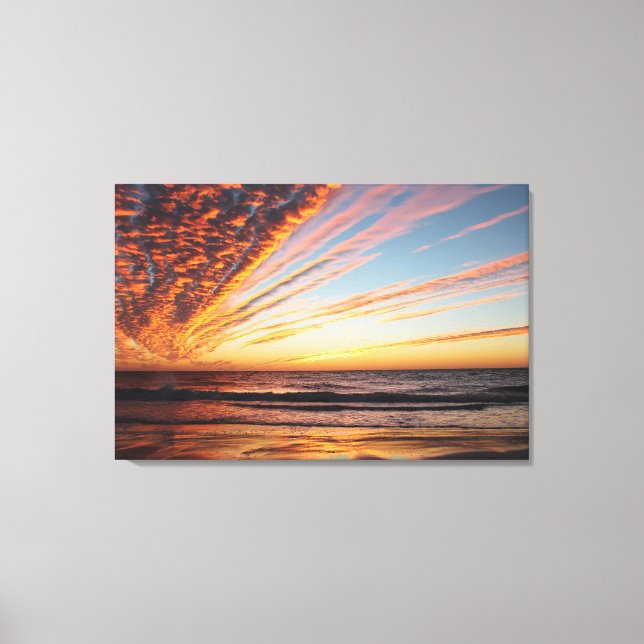 Sonnenuntergang Leinwanddruck (Vorderseite)