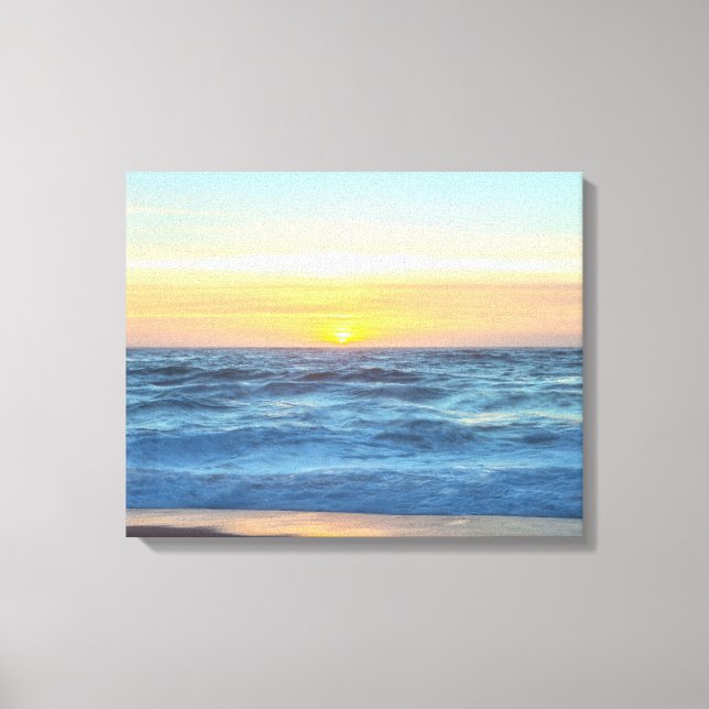 Sonnenuntergang Leinwanddruck (Vorderseite)