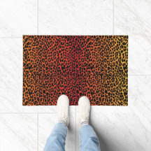 Sonnenuntergang Leopard-Skin