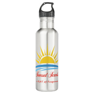 Sonnenuntergang Logo Flasche Edelstahlflasche