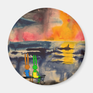 Sonnenuntergang Magnet