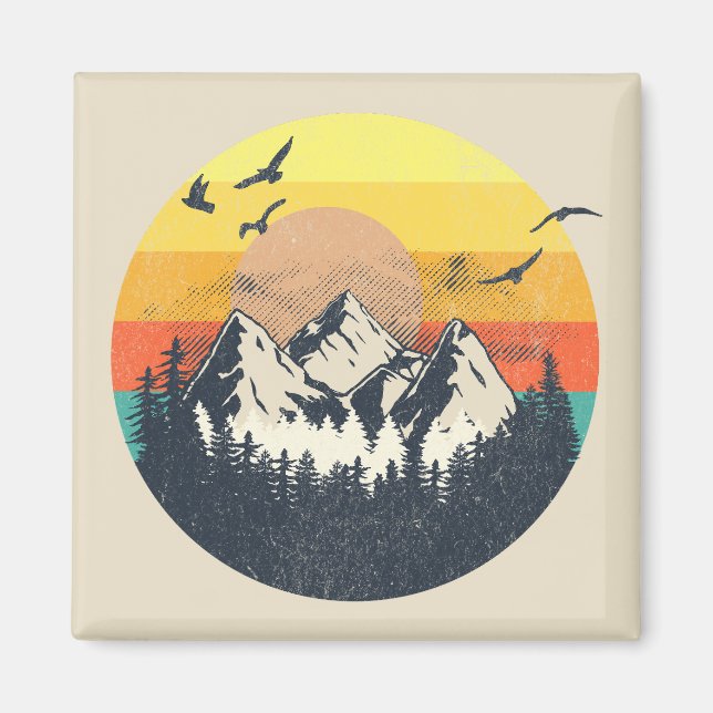 Sonnenuntergang Magnet (Vorne)