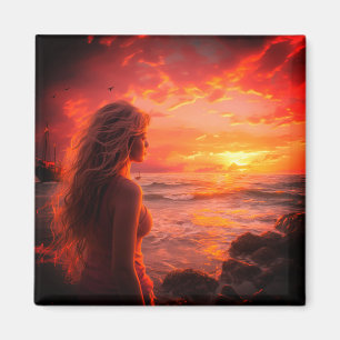 Sonnenuntergang Magnet