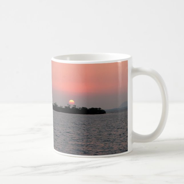 Sonnenuntergang, MangroveCay, Belize Kaffeetasse (Rechts)