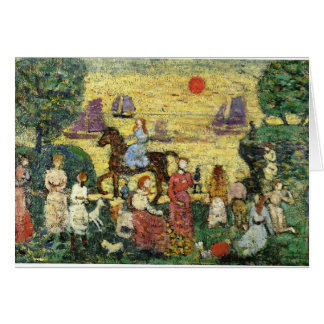 Sonnenuntergang Maurice Prendergast- und Seenebel