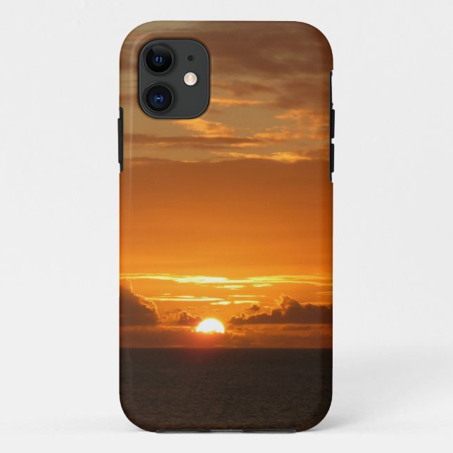 Sonnenuntergang Meer I tropische farbenfrohe Seenl Case-Mate iPhone Hülle (Rückseite)