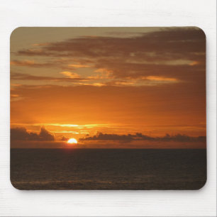 Sonnenuntergang Meer I tropische farbenfrohe Seenl Mousepad