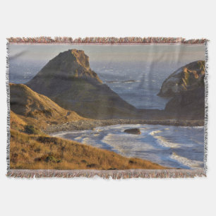 Sonnenuntergang, Meeressäulen, Schwestern, Oregon- Decke