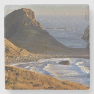 Sonnenuntergang, Meeressäulen, Sisters, Oregon-Küs Steinuntersetzer