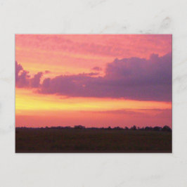 Sonnenuntergang ... mein eigener 2004 postkarte