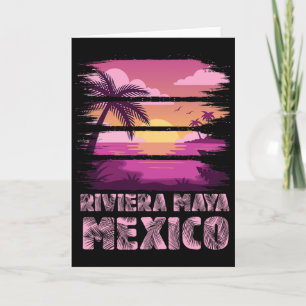 Sonnenuntergang Mexiko Riviera Maya Sommerurlaub S Karte