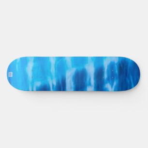 Sonnenuntergang mit blauem Skateboard für Krawatte