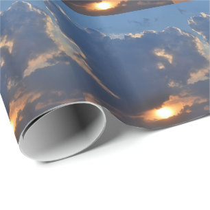 Sonnenuntergang mit Teacup Cloud Formation von STa Geschenkpapier